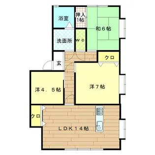 オリーブブランチ【1階】の間取り