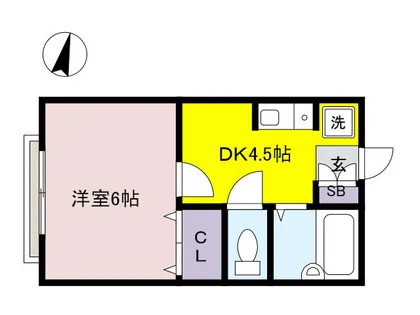 グリーンコート【1階】の間取り
