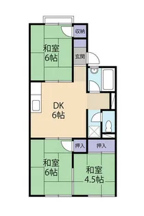 シャトレはりま【D号室】の間取り