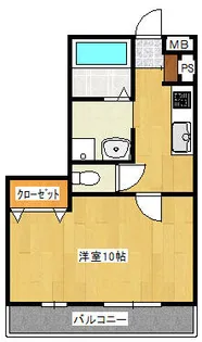 ブルームハイム【3階】の間取り