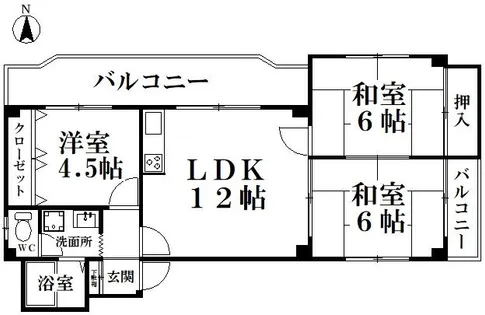 ハイネス21【2階】の間取り
