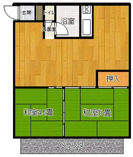 ロイヤルマンション【5階】の間取り