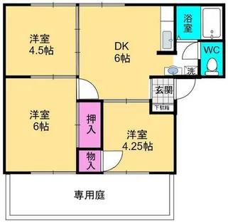 メゾンブランシュ【1階】の間取り