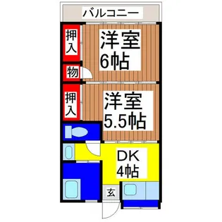 正山マンション【4階】の間取り