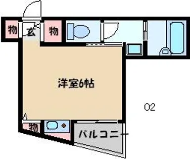 兵庫県神戸市東灘区住吉本町2丁目【マンション】の間取り