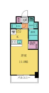 ウイングスNEXT西小倉【2階】の間取り
