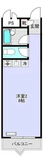 ハイツ幅下【302号室】の間取り