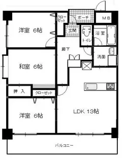 JTクルーズ【4階】の間取り