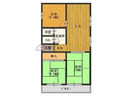 兵庫県姫路市坊主町【マンション】の間取り