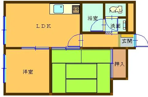 北海道小樽市花園2丁目【マンション】の間取り