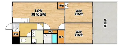 兵庫県姫路市辻井2丁目【マンション】の間取り