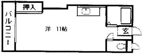 第2小山コーポ【3階】の間取り