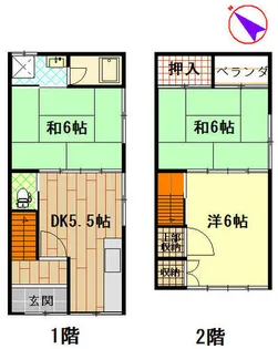 京都府京都市西京区桂千代原町【一戸建】の間取り