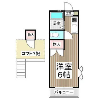 エクセル新宮駅前Ⅱ【205号室】の間取り