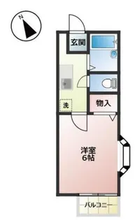 サンライフ山口【101号室】の間取り