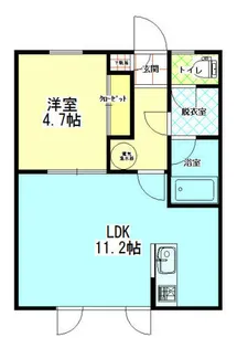 アルバータ215【2階】の間取り