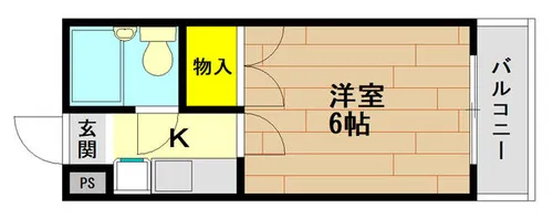 ピアッツァ六甲【2階】の間取り