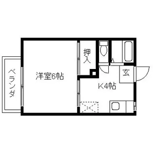 愛知県名古屋市西区江向町5丁目【アパート】の間取り