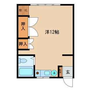 美園ハイツ54【1階】の間取り