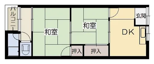 大阪府吹田市垂水町3丁目【アパート】の間取り
