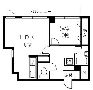 SANKOラフィーネ三宮【7階】の間取り