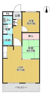 南千里OMパレス【2階】の間取り
