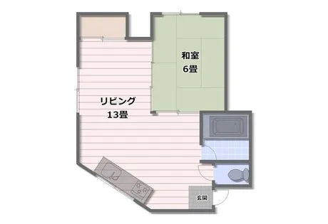 SO中井Ⅰ【2階】の間取り