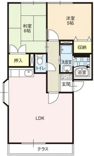 メゾンみかげ【101号室】の間取り
