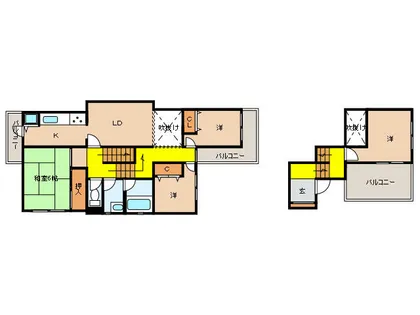 フローラ観音林【2階】の間取り