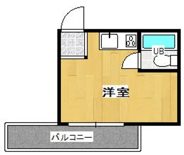 Mハウジングビル【4階】の間取り