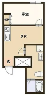 ノワール春日出【101号室】の間取り