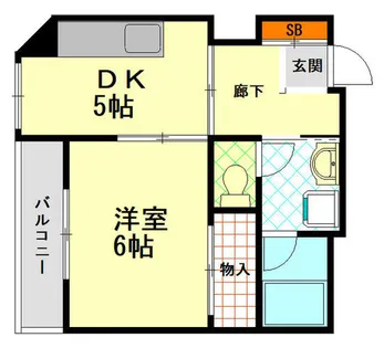 柳川ビル【4階】の間取り