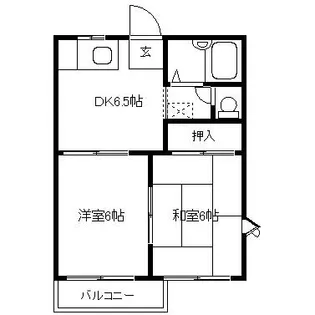 愛知県名古屋市名東区上社5丁目【アパート】の間取り