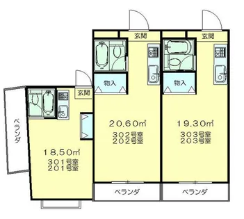 兵庫県神戸市西区今寺【マンション】の間取り