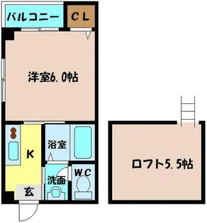 セピアコート森小路【301号室】の間取り