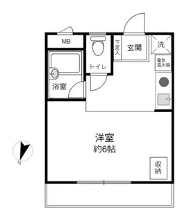 パークサイド六甲【3階】の間取り