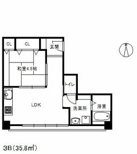 愛知県名古屋市瑞穂区妙音通3丁目【マンション】の間取り