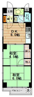 グレイスハイツ中山手【1階】の間取り