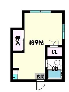 京都府京都市北区鷹峯千束町【マンション】の間取り