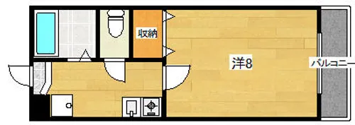 サンシャイン295【1階】の間取り