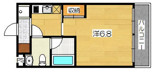 pieni pesa【3階】の間取り