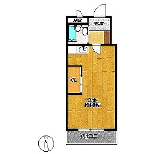 兵庫県三田市下田中【マンション】の間取り