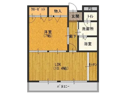ロイヤルグリーン【2階】の間取り