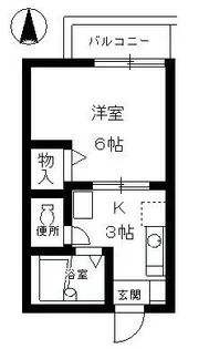 兵庫県神戸市東灘区田中町3丁目【マンション】の間取り