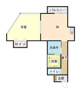 泉涌寺HIRANO マンション【202号室】の間取り