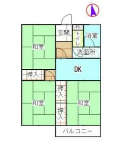 スターハイツ臨海B【305号室】の間取り