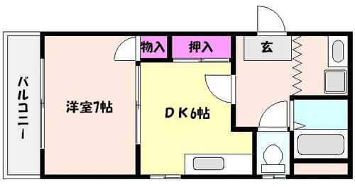 柳川ビル【4階】の間取り
