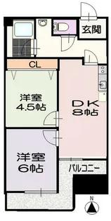 fメゾン吹上【5B号室】の間取り