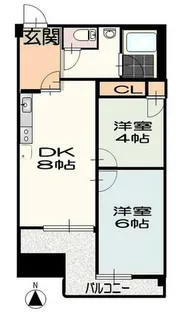 fメゾン吹上【4C号室】の間取り