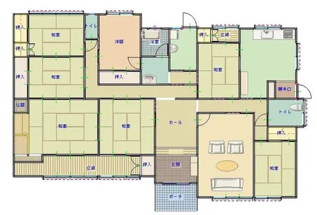 和歌山県和歌山市松江中2丁目【一戸建】の間取り